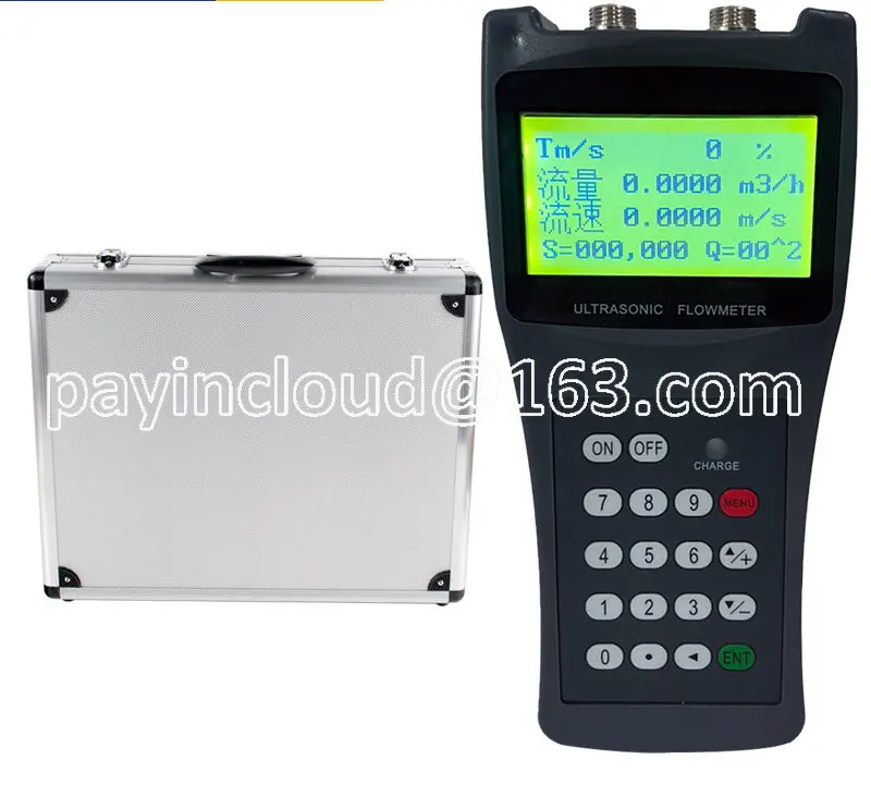 

Ultrasonic Flowmeter Split Wall Mounted External Stick Type Water Liquid Handheld Ultrasonic Flowmeter