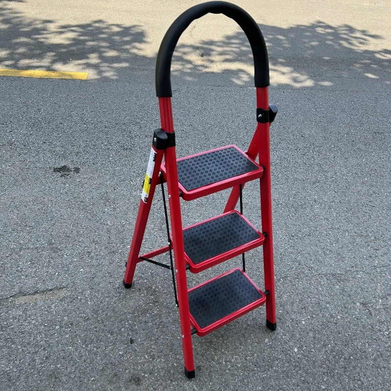 

Household Appliance Iron Ladder With EN131 Foldable Cat Escada Rv Ladder Tree Climbing Shoes Home Garden Tool Use