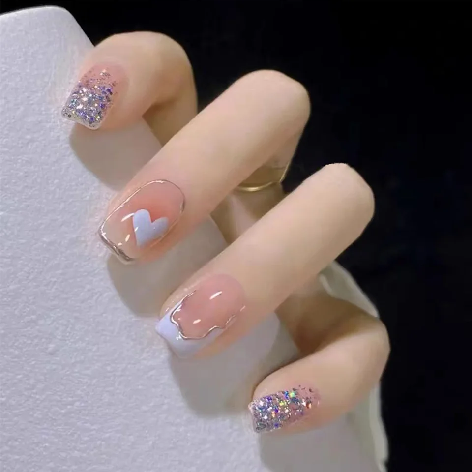 Faux Ongles N2 - 24 Pièces Avec Colle - Kit Complet Manucure - Neuf Sous Blister