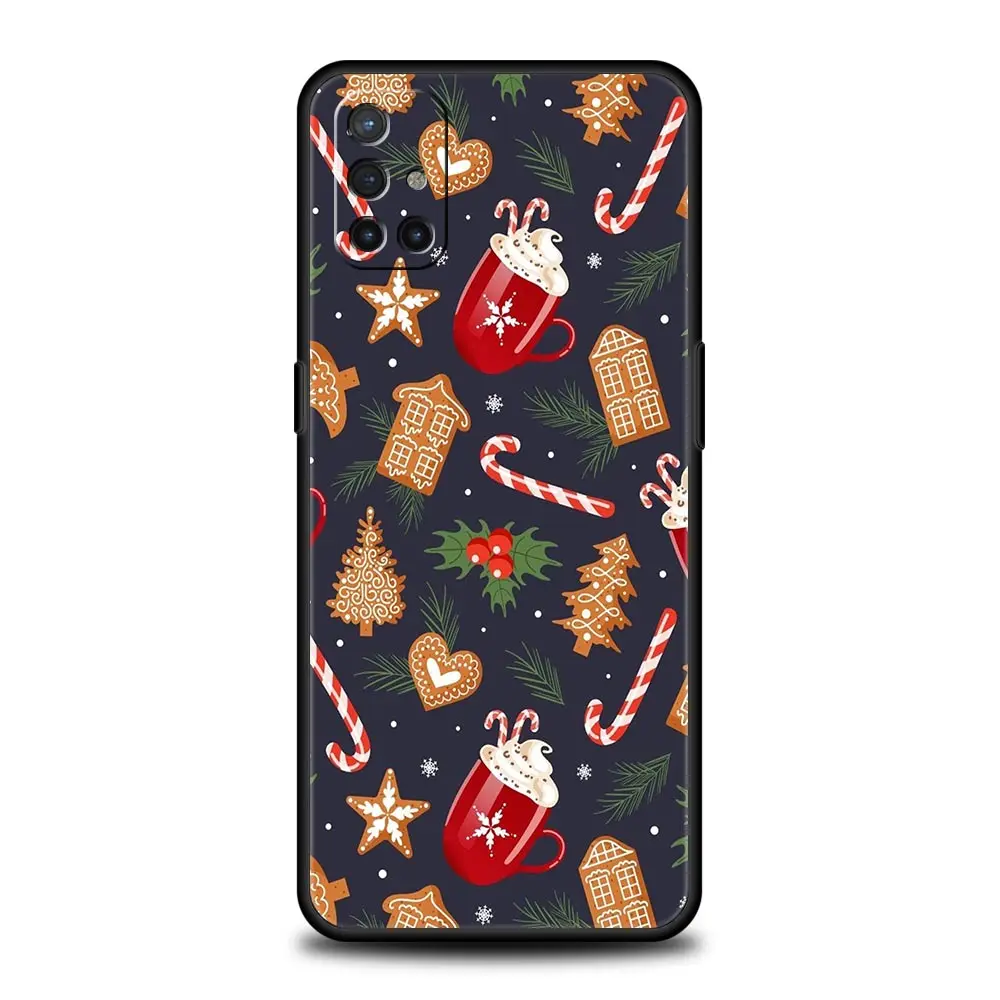 Whimsical Cartoon Christmas Phone Case - Festive Soft Cover Design