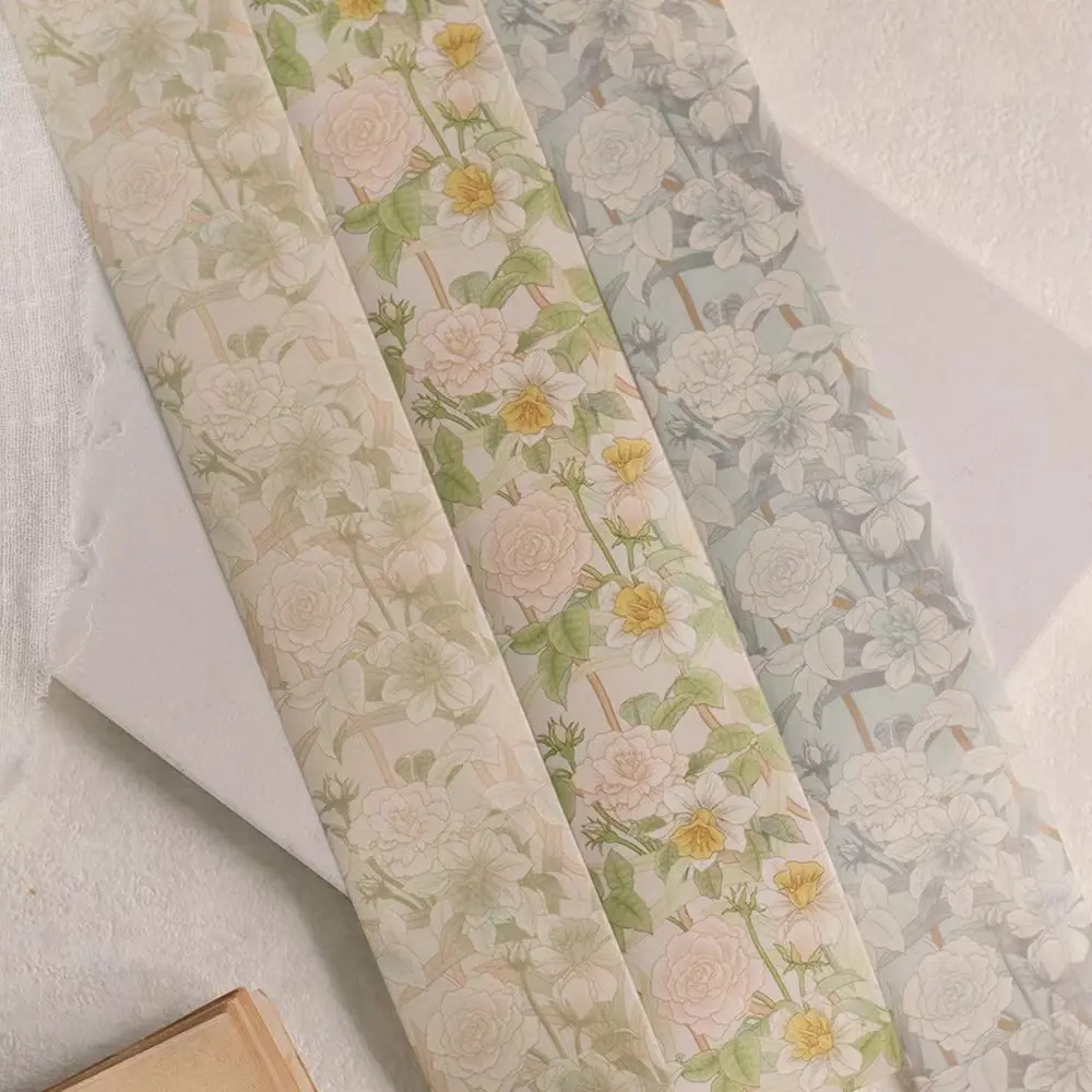 1 Schleife loidesign Vintage Regen Farbe Hortensie Blumen Washi Pet Tape Planer DIY Karte machen Scrap booking Plan dekorative Aufkleber – Detail 5