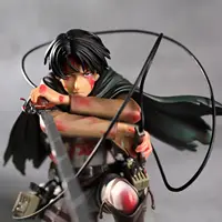 ⁦مجسم أنمي هجوم العمالقة - ليفاي أكرمان وضعية قتالية 16 سم | Attack on Titan Levi Ackerman Action Figure 16cm⁩ - الصورة ⁦6⁩
