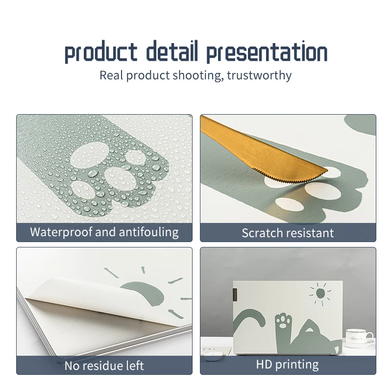 Diy Universal Computador Portátil Adesivos Skins Vinil Case de Pele Criativa 13.3 15.6 17 para Macbook Lenovo Asus hp Acer Decorar Adesivo Decalque - Imagem 5
