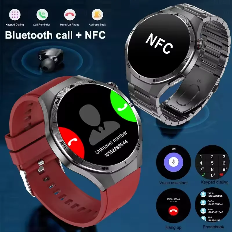 For HUAWEI Laser Diagnosis Uric Acid Blood Fat Physiotherapy Smart Watch Men Body Fat Blood pressure ECG+PPG Pulse Health Watchs 6