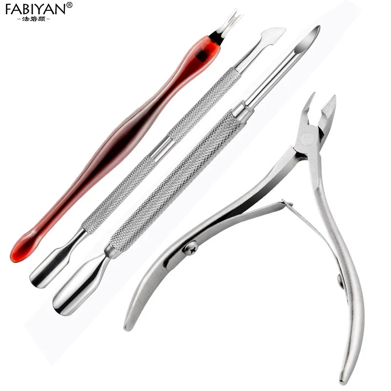 Nail Art Exfoliating Tools Set Scissors Plier Peeling Push Dead Skin Cuticle Pusher Nipper Spoon Remover Clipper Cutter nail care kit manicure tools manicure pedicure kit manicure set nail art pusher nail manicure tools manicure pedicure tools cuticle pusher nail polish tools