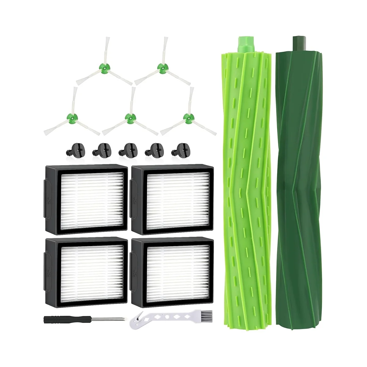 Kit Accessori Per Irobot Roomba I7, Filtro Aspirapolvere Roomba I7 + I3 + I4 I4 + I6 + I6 + I8 I8 + J7 J7 + E5 E6 E7 E & I