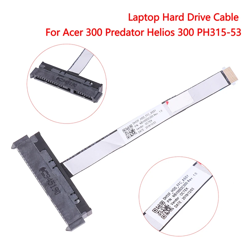 

Laptop Hard Drive Cable HDD Connector Flex Cable for Acer 300 Predator Helios 300 PH315-53