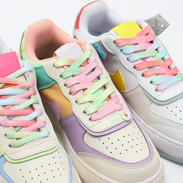 Nike Air Force 1 Shadow Custom White Shoes Pastel Palette Sneakers All  Sizes