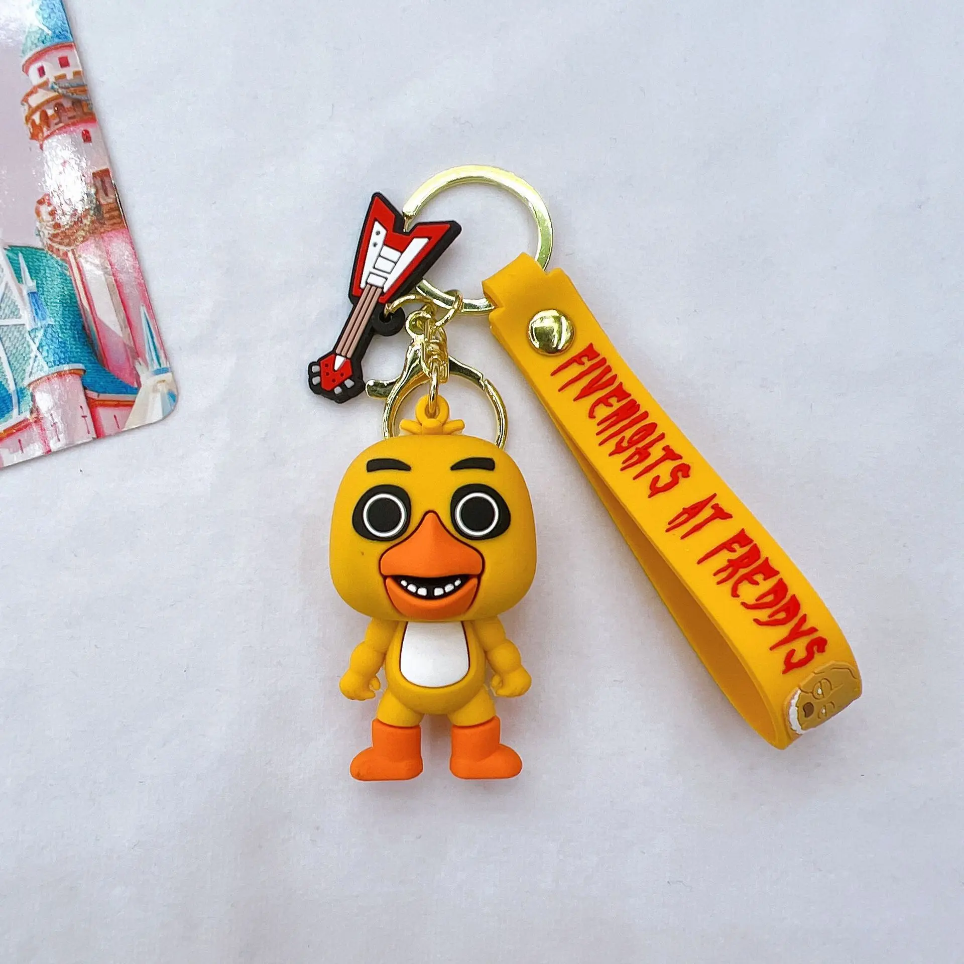 Großhandel Cartoon-Spiel Actionfigur FNAF Freddy's Fazbear Bär Puppe Modell Spielzeug Five Nights Freddy Schlüsselanhänger für Kinder Geburtstagsgeschenk – Detail 8