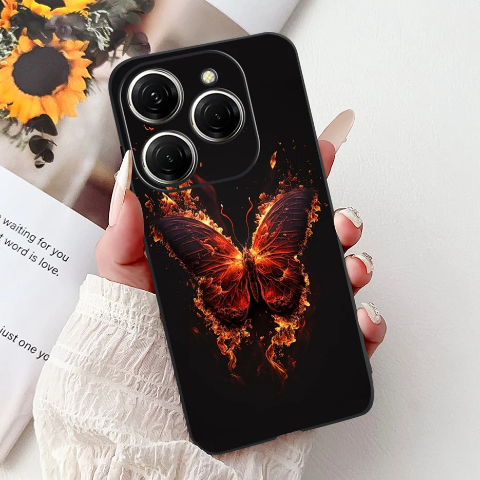 Stylish Painted Soft TPU Phone Case - For Tecno Spark 20 Series