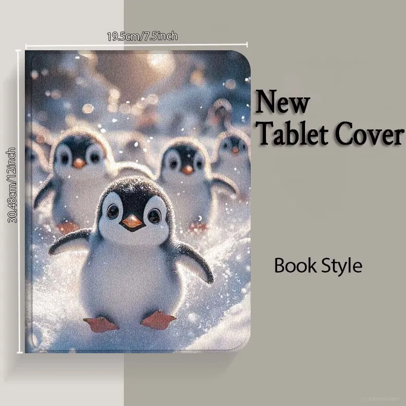 Antarctic Penguin Aurora Tablet Case