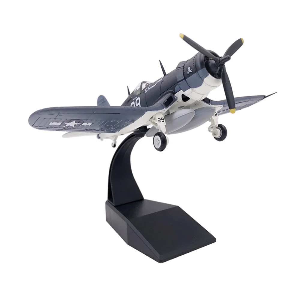 1/72 Scale WW2 US F4U-1 F4U Corsair Dragon Fighter Aircraft Metal Military Plane Diecast Model Toy Children Collection or Gift