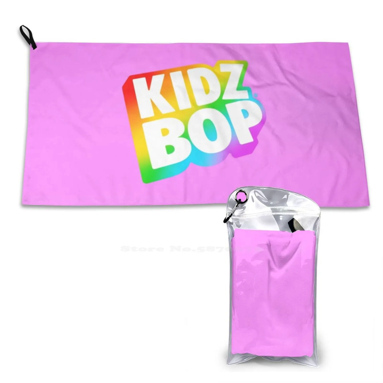 Kidz Bop Logo Arcobaleno Asciugamano Da Bagno Grande Telo Mare Coperta Solare Rosa Bambini Bop Kidz Bop World Tour Arcobaleno Bambini Arcobaleno
