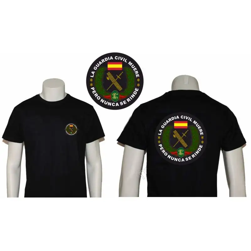 

Spain Guardia Civil Muere Pero No Se Rinde Men T-Shirt Short Sleeve Casual 100% Cotton O-Neck Summer Tees