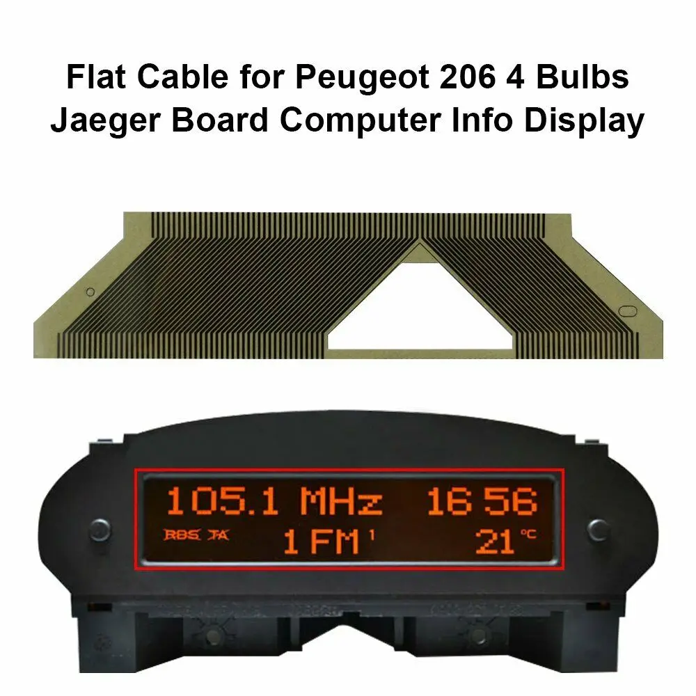Lcd Pixel Javító Lapos Szalagkábel Peugeot 206 4 Izzók Jaeger Board Computer Info Center Kijelző