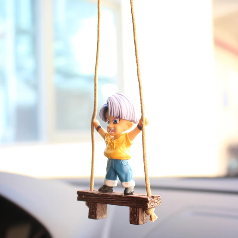 Swing Anime Character Model Car Accessories Auto Rearview Mirror Ornaments Birthday Gift Auto Decoractions Car Pendant Toys