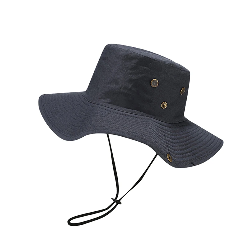 WashedSafariWideBrimSunBoonieBucketHatforMenandWomenMens