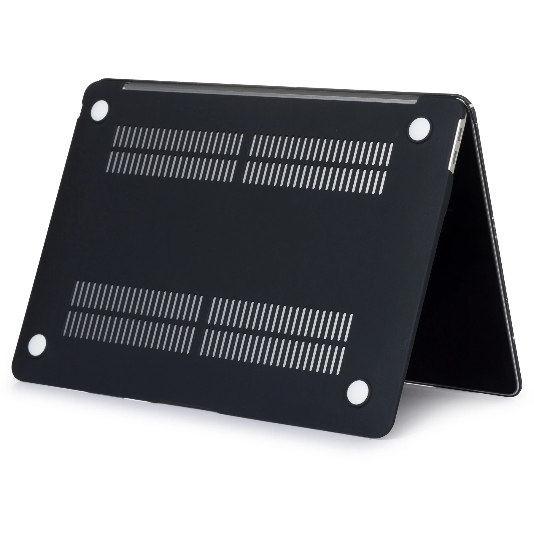 Protective Laptop Case with Hard PVC Shell & PU Leather Exterior