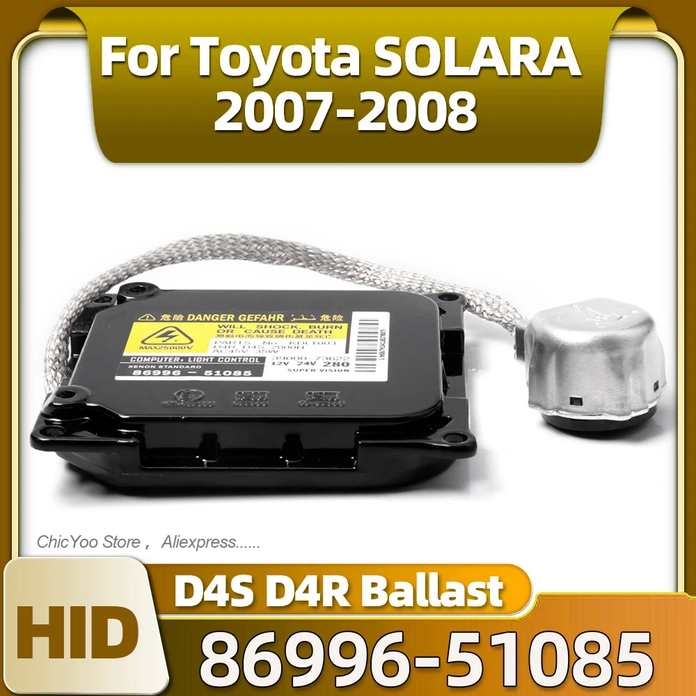 

86996-51085 Xenon HID Headlight D4S D4R Ballast Control Unit KDLT003 39000-73622 For Toyota SOLARA 2007 2008
