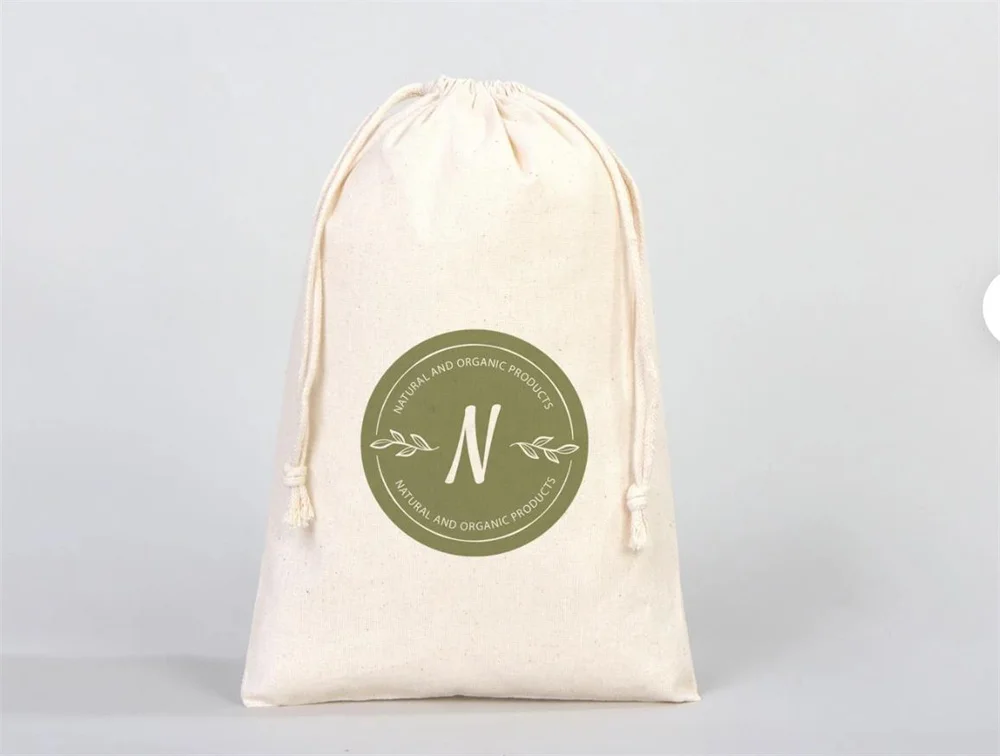 Custom Pouch Bags •Personalized Organic Cotton Mini Favor bag • Custom  Muslin Bags • 20 Pieces MINUMUM • Cloth Sack - AliExpress
