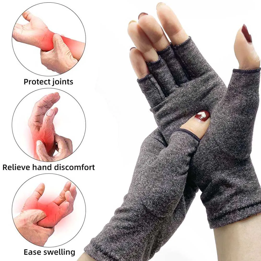 

1 Pairs Arthritis Gloves Touch Screen Gloves Anti Arthritis Therapy Compression Gloves and Ache Pain Joint Relief Winter Warm