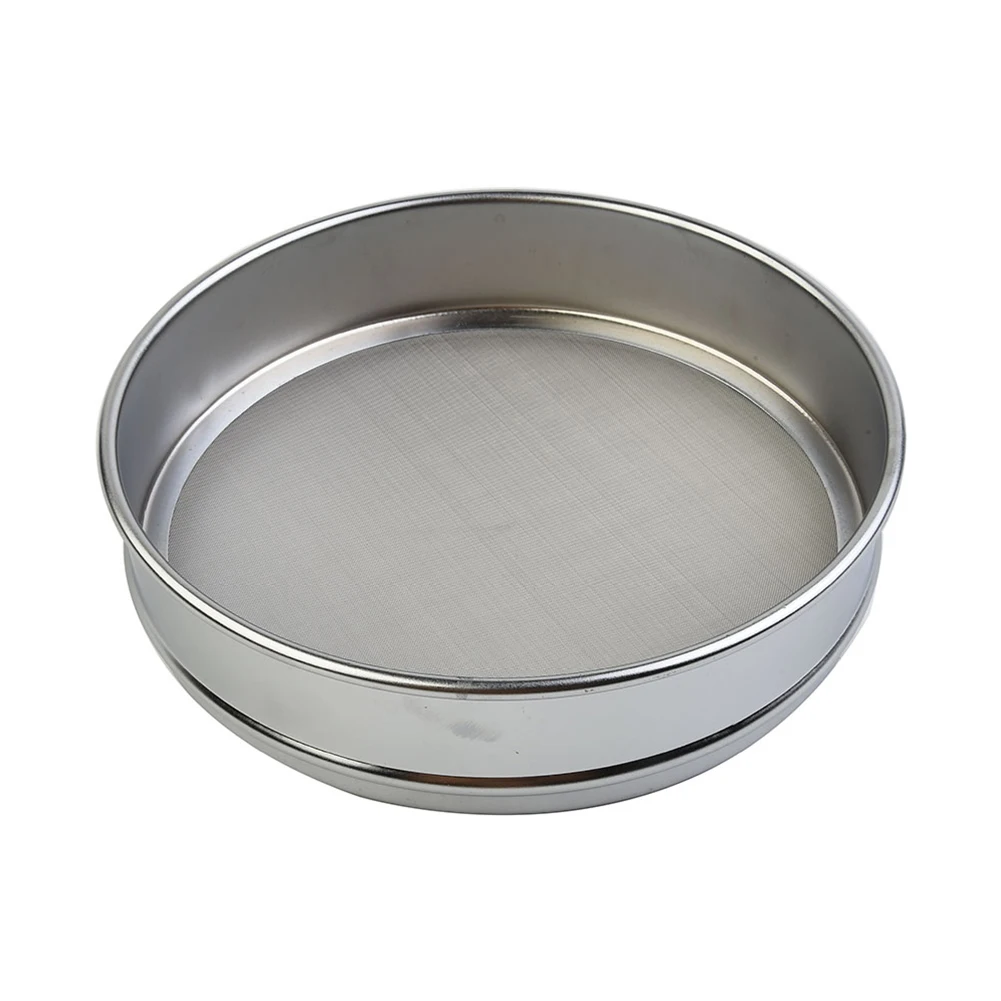 20cm Chrome Mesh Sieve for Sample Inspection 4 Mesh and 600 Mesh Stainless Steel Test Sieve for Laboratory and Industrial Use