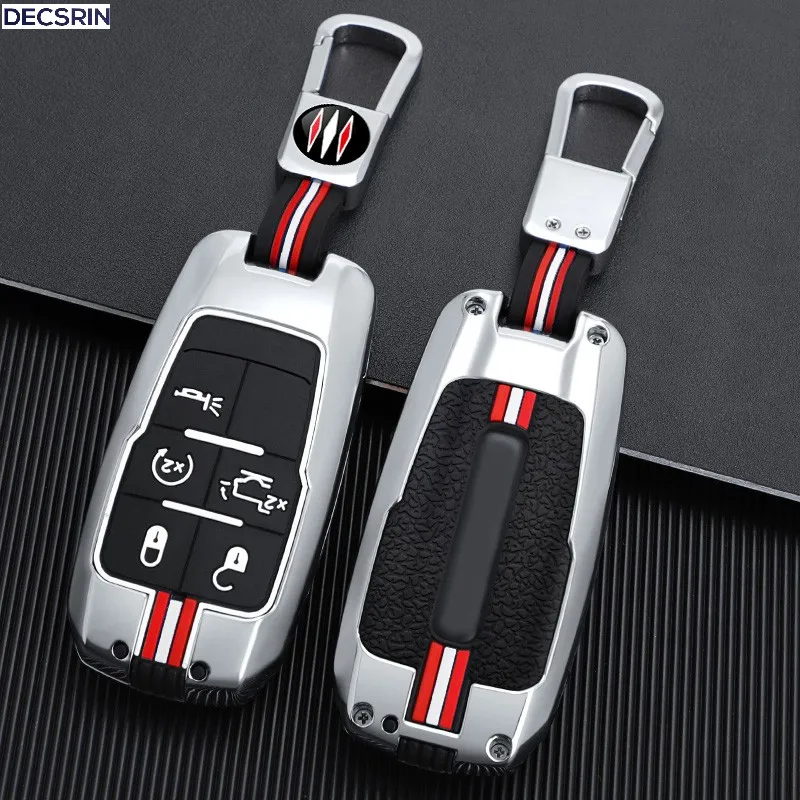3/4/5/6 Buttons Car Remote Key Case Cover Shell Fob For Dodge RAM 1500 2500 3500 4500 5500 Pickup 2019 2020 2021 2022 Accessory 2