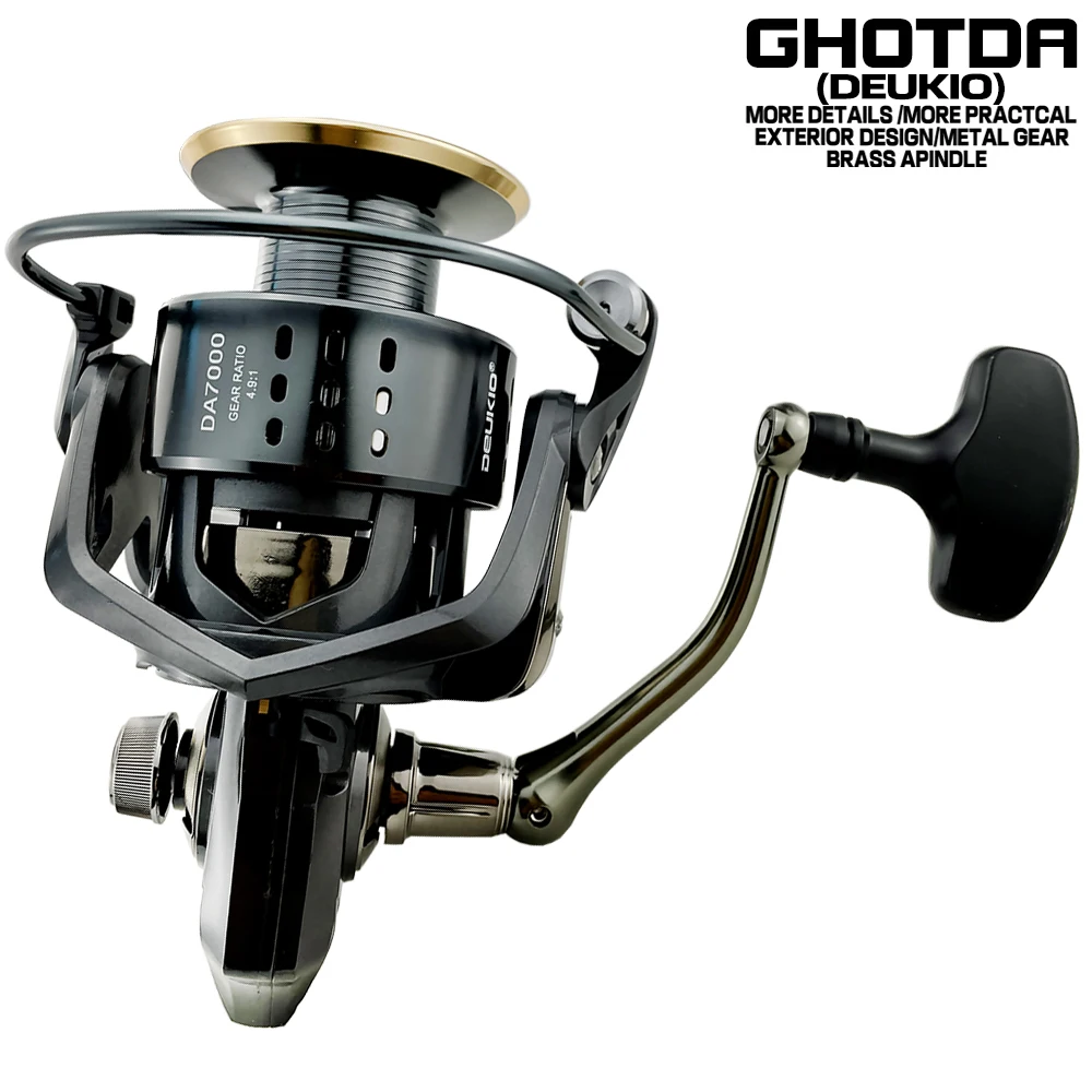 Water-proof Surfcasting Spinning Wheel Long Casting Durable Metal Body  Freshwater Saltwater Fishing Reel Tackle Carp Trout