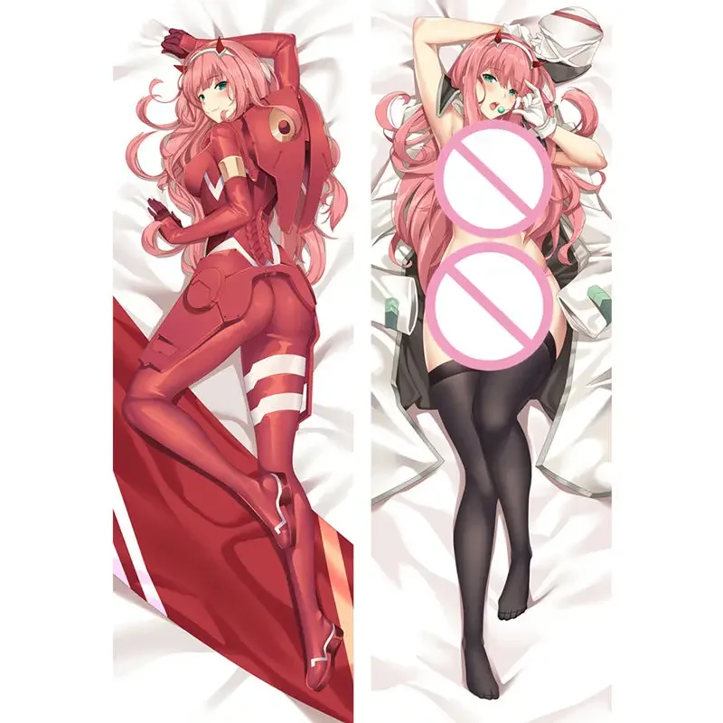 

180cmAnime DARLING In The FRANXX-Zero Two Pillow Cover Dakimakura Case 3D Double-Sided Bedding Hugging Body Pillowcase For Adult