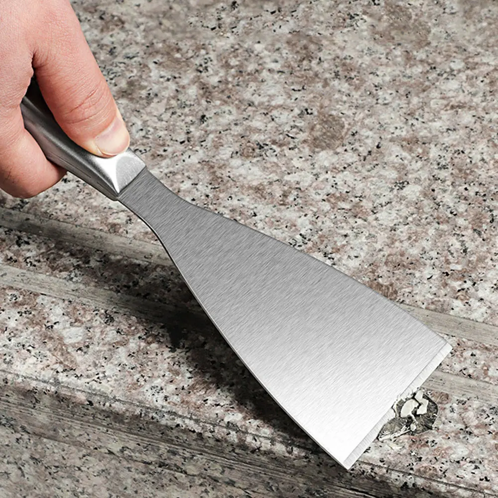 Putty Knife Set 1.5/2/3/4/5/6/8 inch Scraper Spackle Knife Paint Scraper All-Stainless Steel Tool