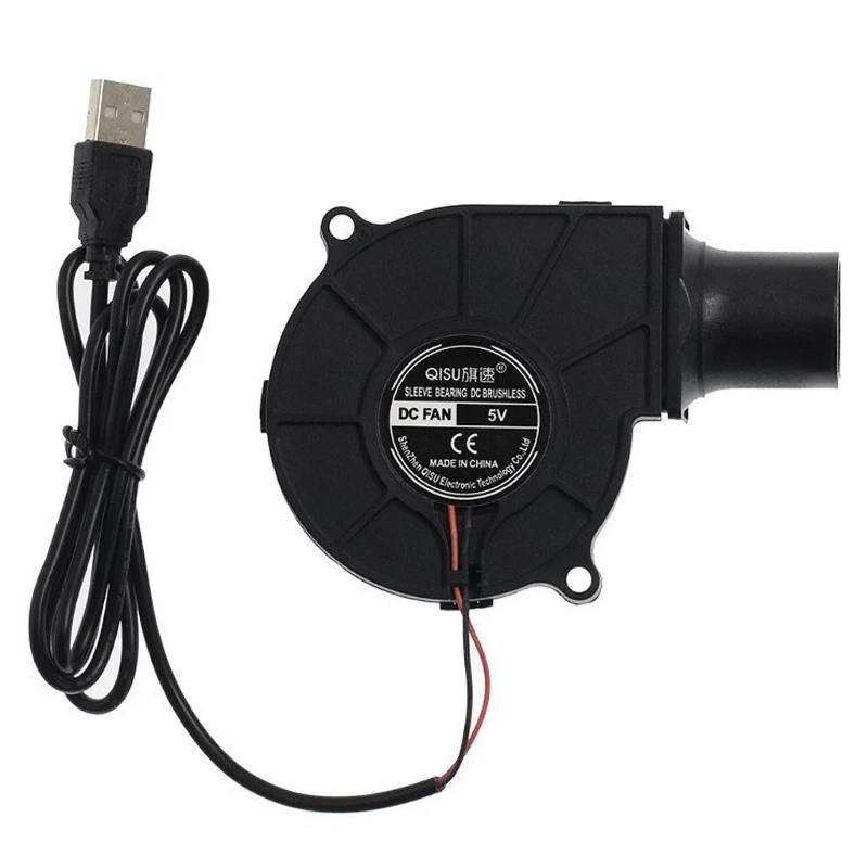 

USB Portable BBQ Fan for Picnic Camping Air Blower Low Noise BallBearing