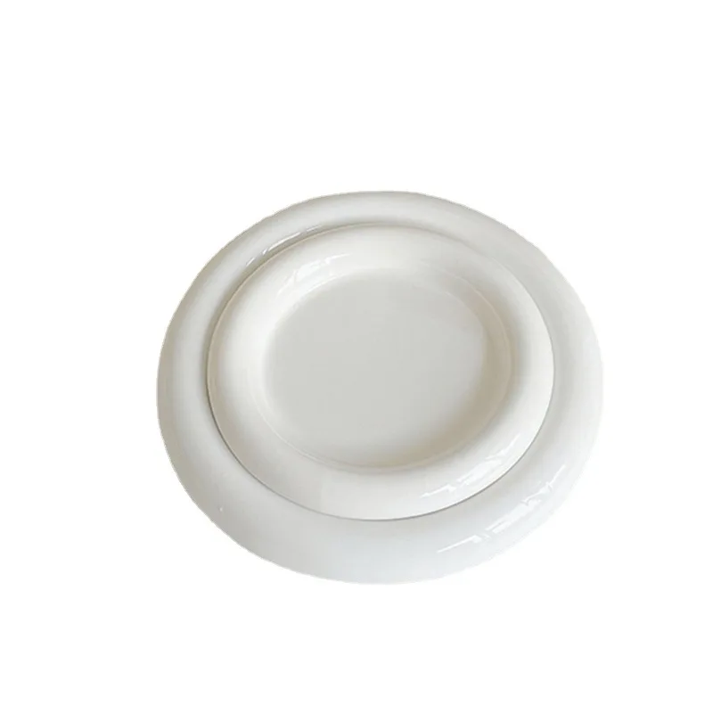 Korean ins style tableware chubby plate high beauty value network blogger same dessert breakfast plate jewelry