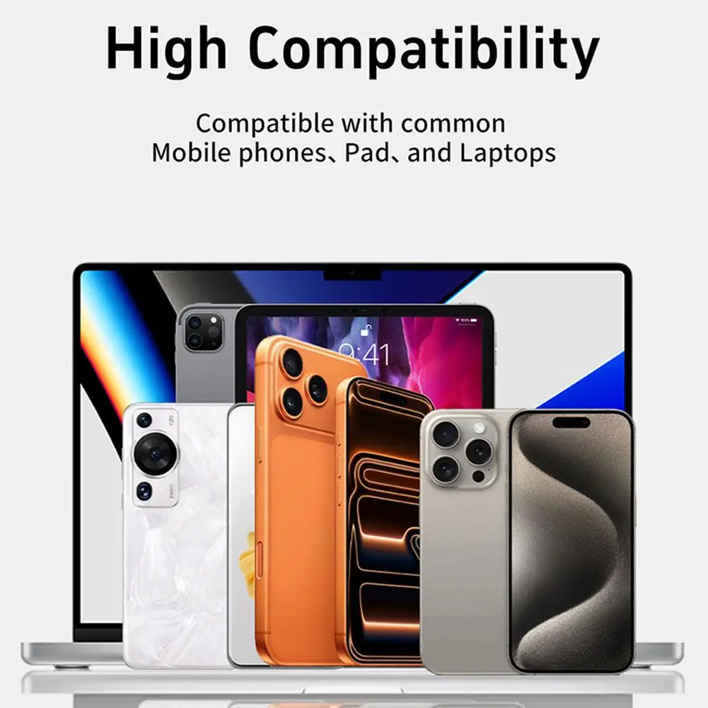 바세모 인비저블 홀더 충전기 240w 브래킷 데이터 케이블 회전식 탈부착 고속 충전 케이블 아이폰 17 및 화웨이용