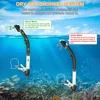 Scuba Diving Mask Snorkel Set For Adults Tempered Glass Professional Panoramic Snorkeling Gear Swimming Training Snorkel Kit 4