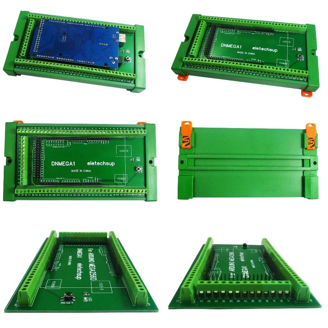

DIN Rail Mount Screw Terminal Block Adapter Module For Arduiuo /MEGA2560/NANO/Pro mini Board