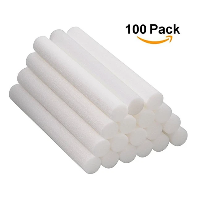100pcs Aromatherapy Essential Oil Cotton Wicks For Nasal Inhaler Sticks -  Refillable Bottles - AliExpress