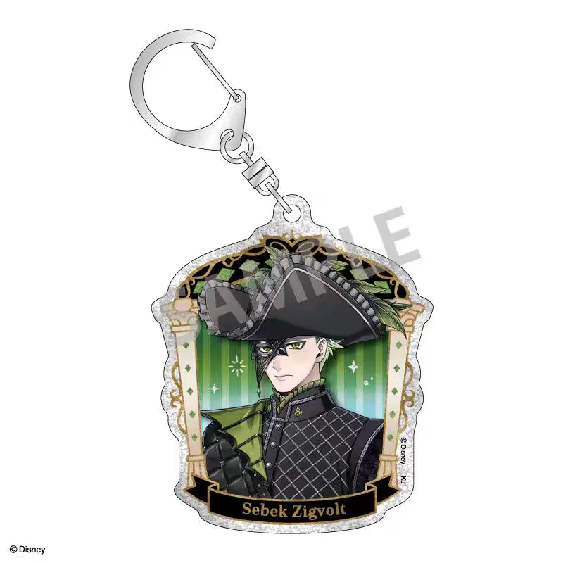 Twisted Wonderland Acrylic Keychain and Stand - Anime Action Figure Ornament and Desktop Accessory