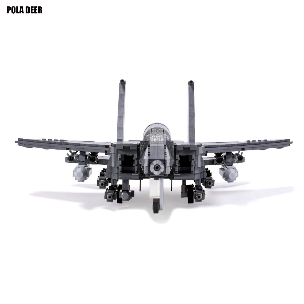 1940 шт., Детский конструктор MOC Strike Eagle F15E