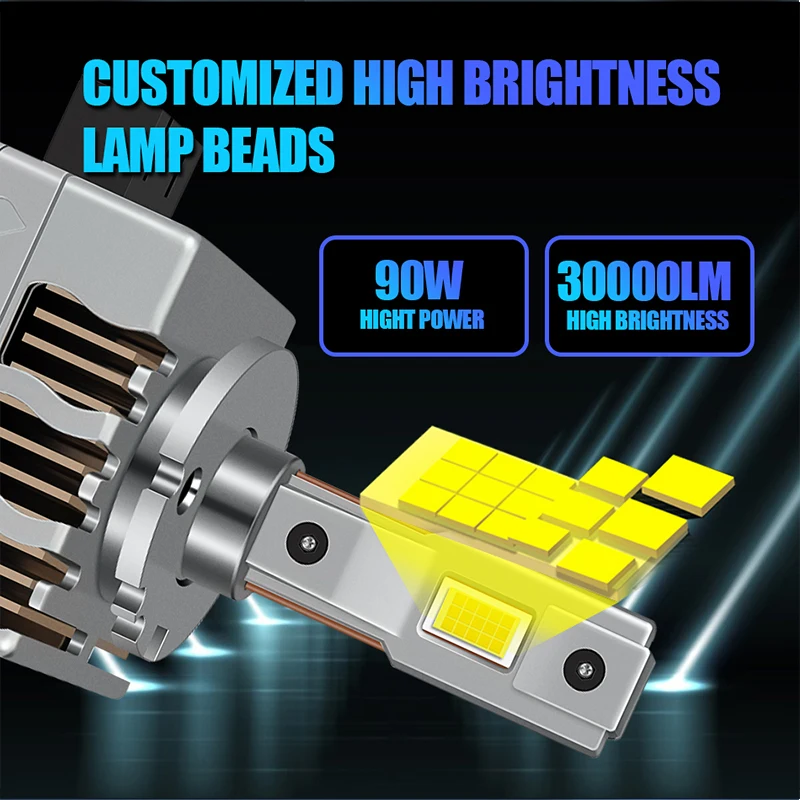 Carshark 4575 CSP D1S D3S Led Headlights Hid Canbus Xenon 1:1 Design D2S D4S D8S Car Lights D1R D2R D3R D4R D8R Auto Bulbs 6000K