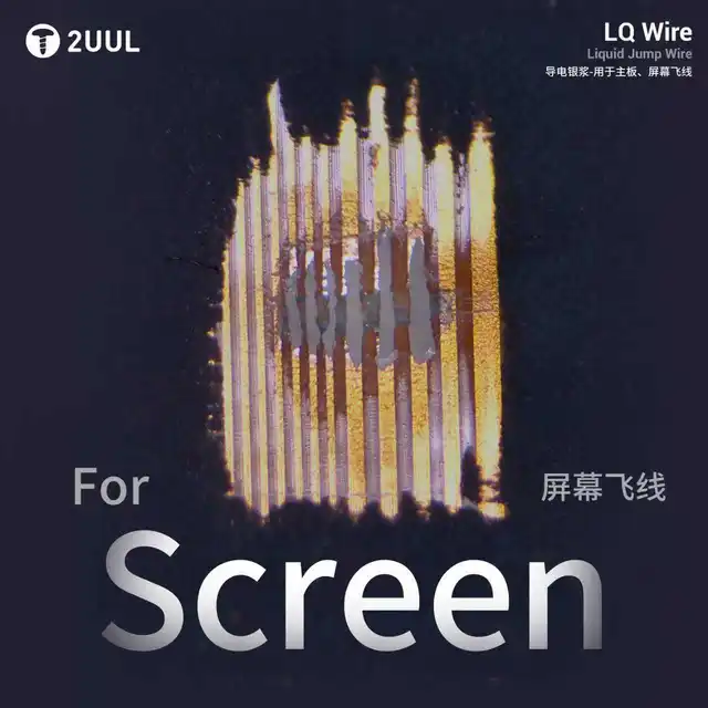 2UUL SC95 LQ Wire Conductive Silver Paste High Performance for Mobile Phone Motherboard PCB and Screen Flex Cable Repair Tools 3