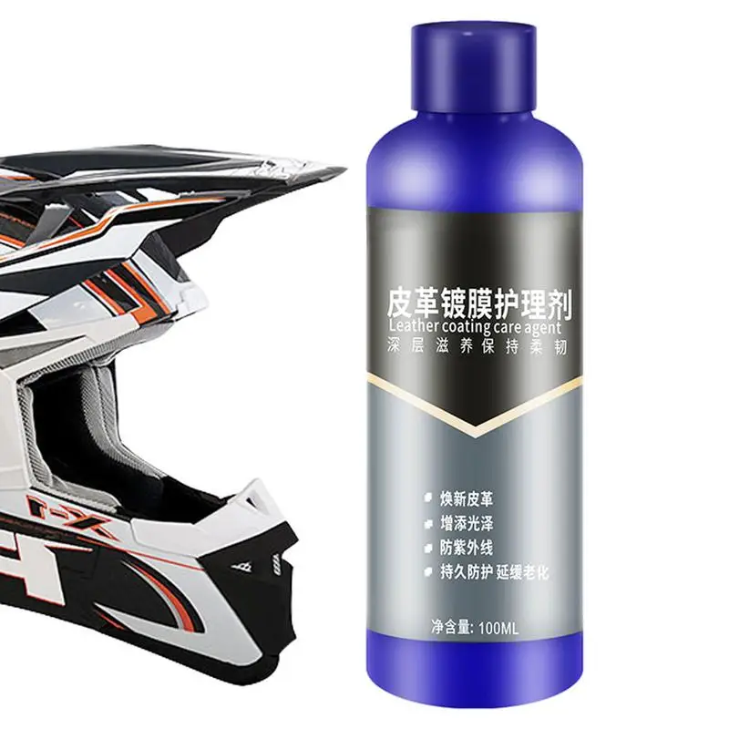 

Motorcycle Cleaner Spray 100ml No-Rinse Motorcycle Visor Restoration Agent Motorcycle Headgear Cleaning Supplies For Motorcycle