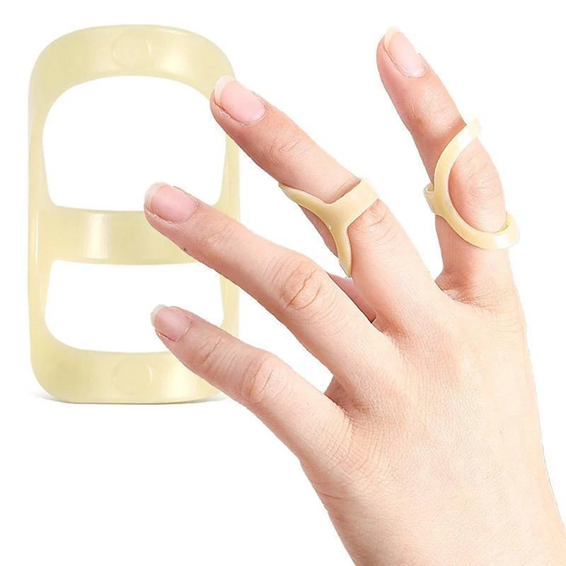 

New Finger Splint Fixed Ring Adjustable Broken Finger Joint Stabilizer Finger Splint Bracket Protector Straightening Arthritis