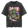 Hip Hop Oversize Washed T-Shirt Streetwear Harajuku Anime Dragon Ball Graphic Printed T Shirt Men Summer Short Sleeve Tshirt 1