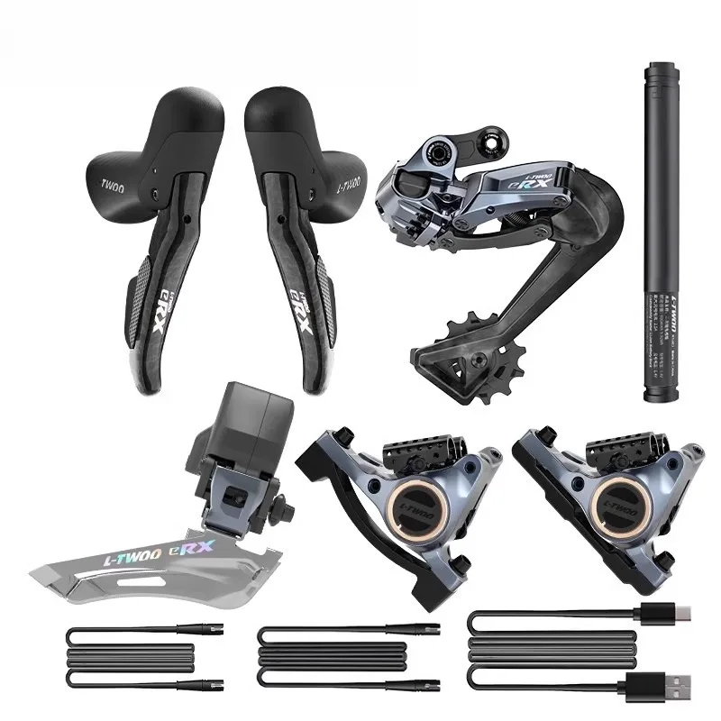 【新品】L-TWOO eR9 電動コンポーネント、グループセット L-TWOO eRX ロードバイク ワイヤレス電子伝送キット 10-12 スピード
