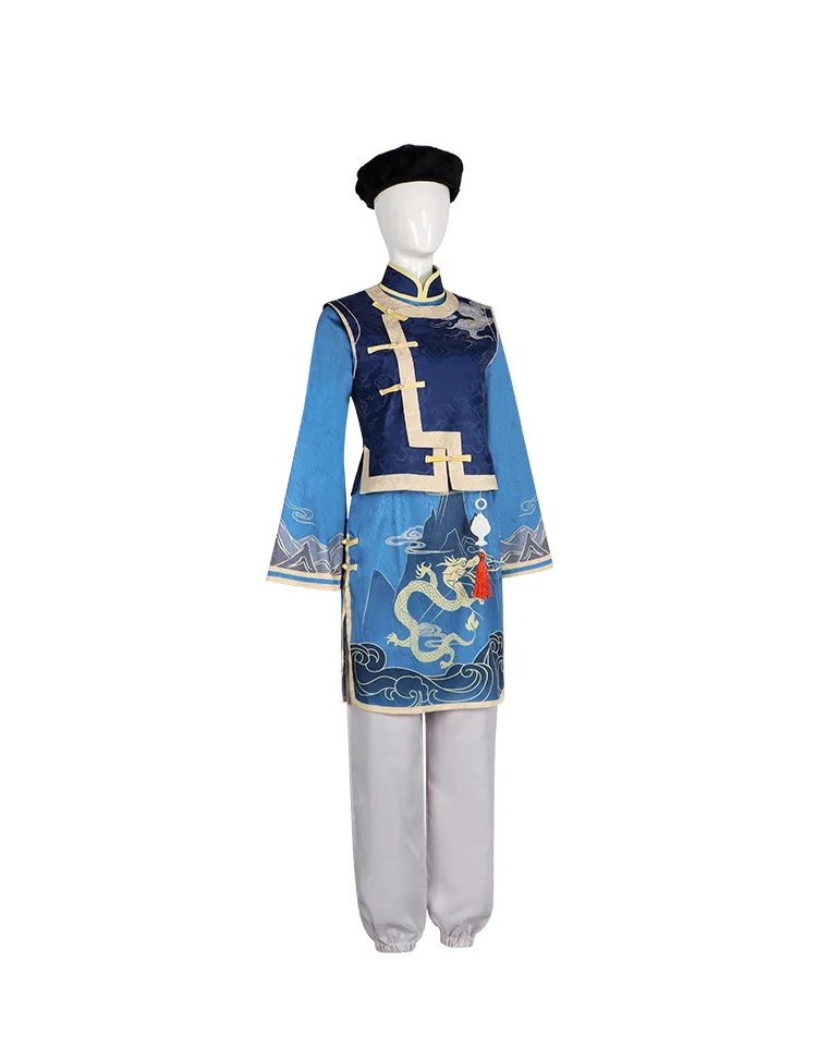 Identity V: Painter Changsheng | Green Traditional Cheongsam Cosplay Costume 18 Identity V Painter Changsheng Green Traditional Cheongsam Cosplay Costume