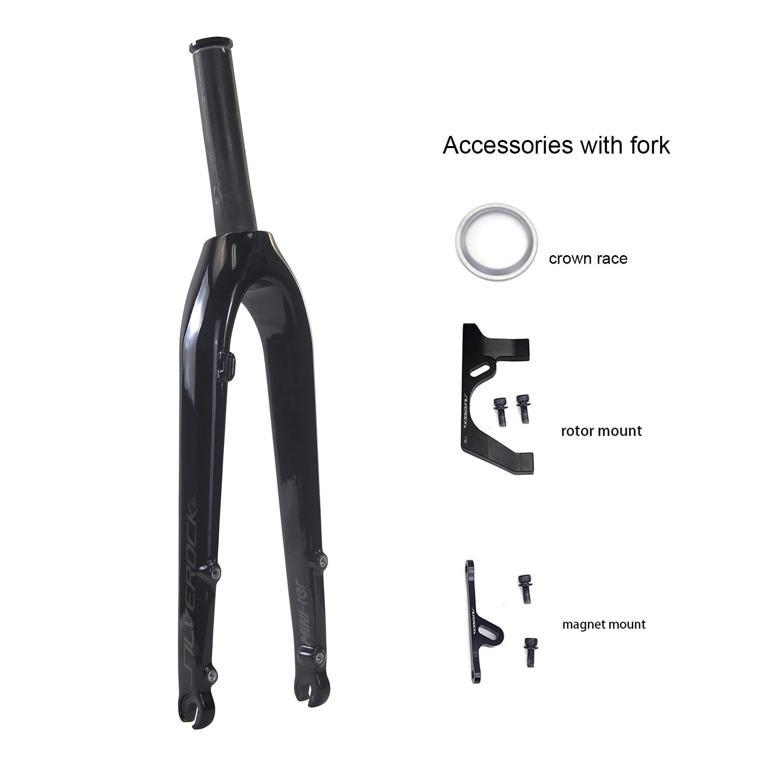 SILVEROCK MINI-TER Carbongabel 20 Zoll Scheibenbremse Flachmontage 100 mm mit Adapter für TERN Verge D9 X11 P10 Falträder – Detail 16