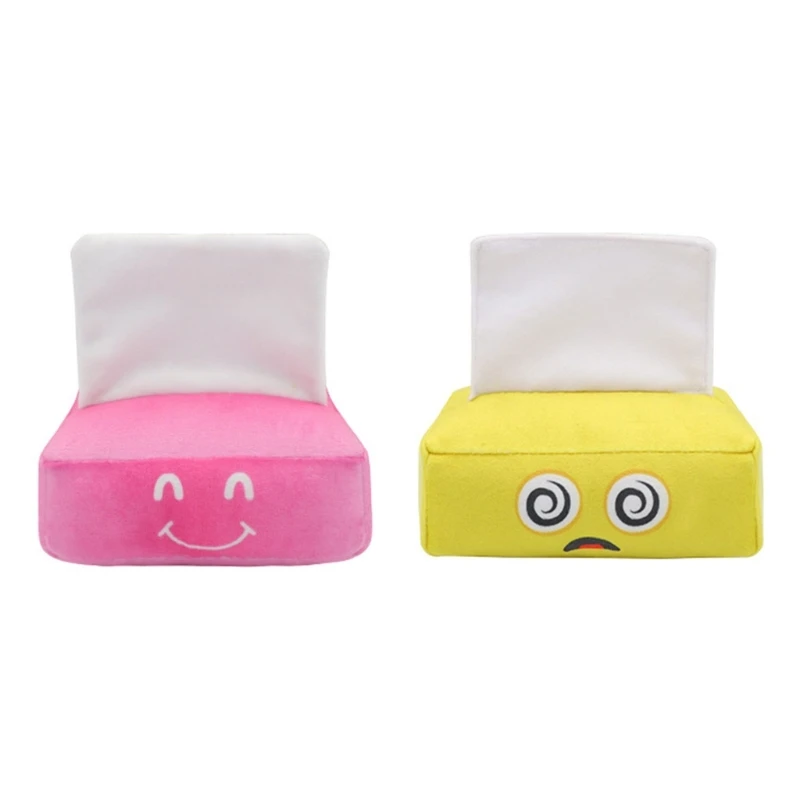 

Pet Dog Chewing Toy for Small Dogs Plush Toy Tissue Box Interactive Pet Teething Toy Aggressive Chewers Toy Puppy Favor