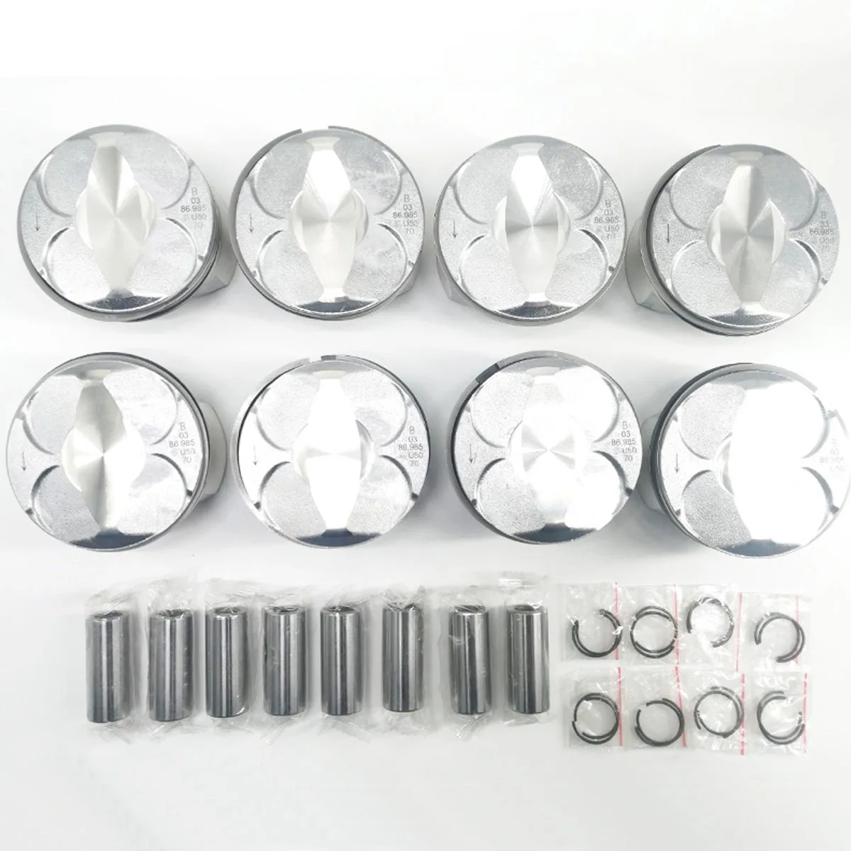 8 PCS 11257546489 11 25 7 546 489 11257545007 Engine Piston for BMW