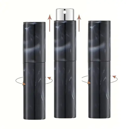 3 Marble-Patterned 10ml Perfume Spray Bottles for Travel, 3 Dispensers, Refillable Cologne Containers, Empty Spray Bottles, Suitable for Mini Spray Bottle Sizes - Image 2