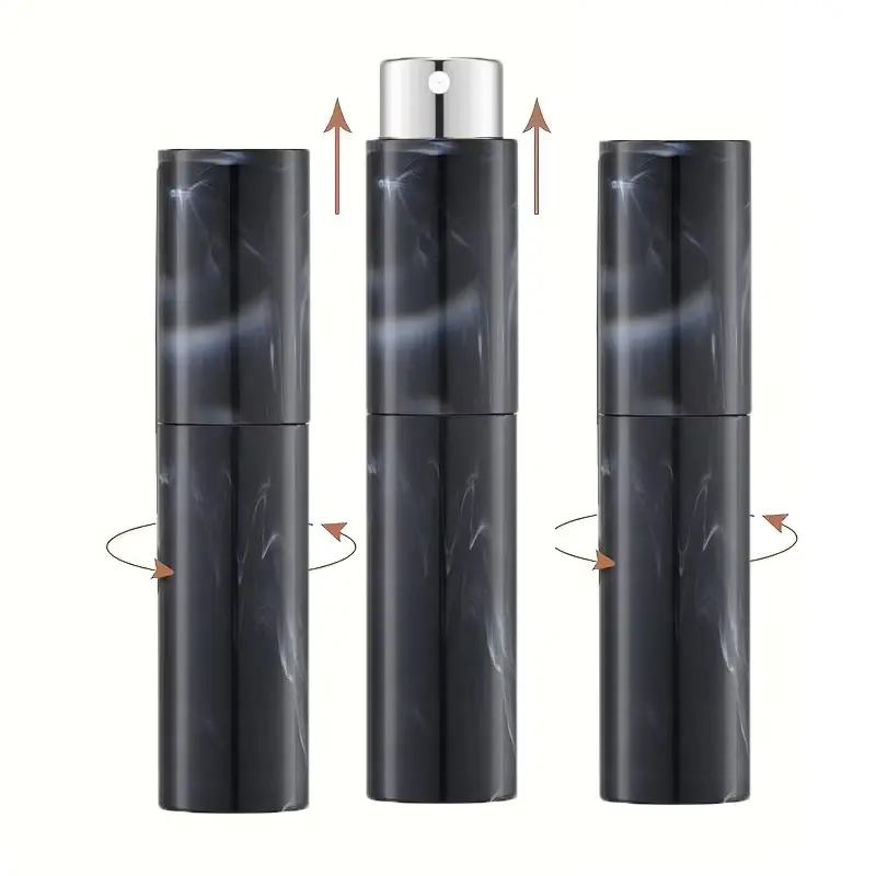 3 Marble-Patterned 10ml Perfume Spray Bottles for Travel, 3 Dispensers, Refillable Cologne Containers, Empty Spray Bottles, Suitable for Mini Spray Bottle Sizes - Image 2